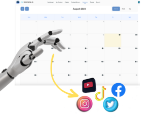 ai social content generation