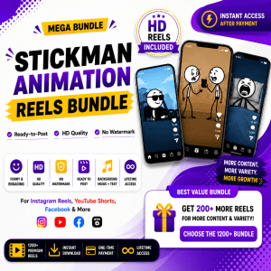 2200+Stickman Animation Reels Bundle